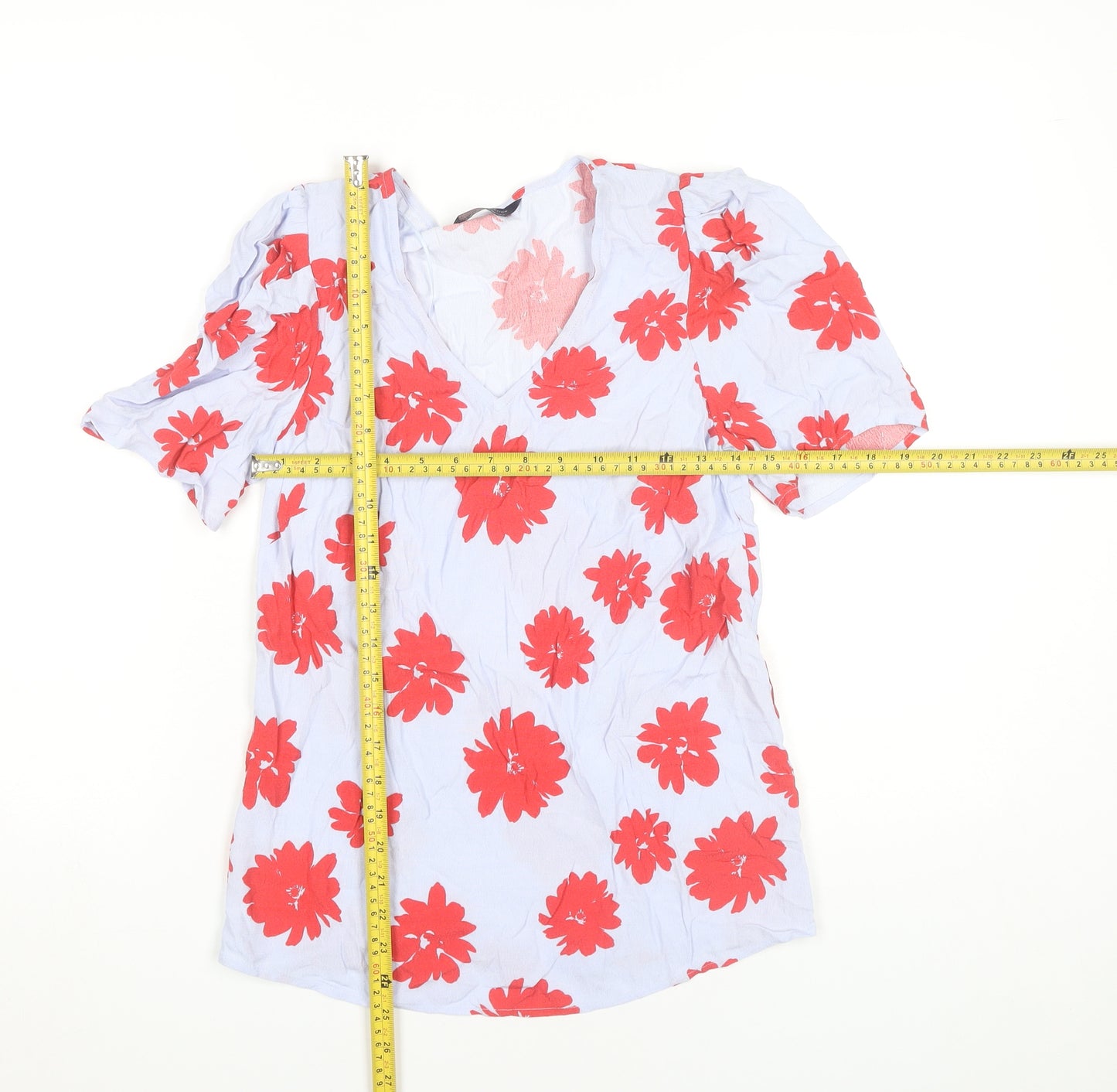 Marks and Spencer Women’s Multicoloured Floral Viscose Blouse UK 6