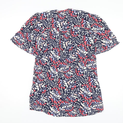 Marks and Spencer Women’s Multicoloured Floral Blouse Size 6 Short Sleeve