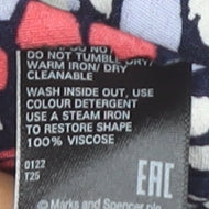 Marks and Spencer Women’s Multicoloured Floral Blouse Size 6 Short Sleeve