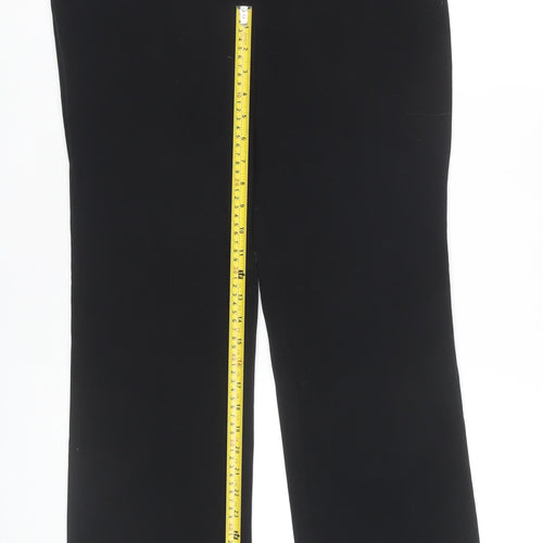 Marks and Spencer Women’s Black Size 12 Straight Leg Dress Pants