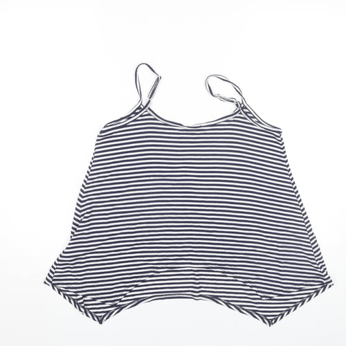 Dorothy Perkins Women’s Blue Striped V-Neck Camisole Tank Top Size 10