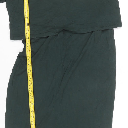New Look Maternity Green Knee Length Bodycon Dress UK 12