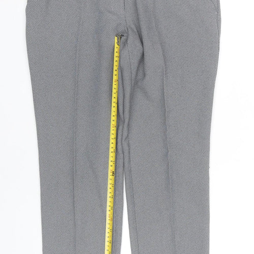 Dorothy Perkins Women’s Grey Herringbone Dress Trousers Size 10