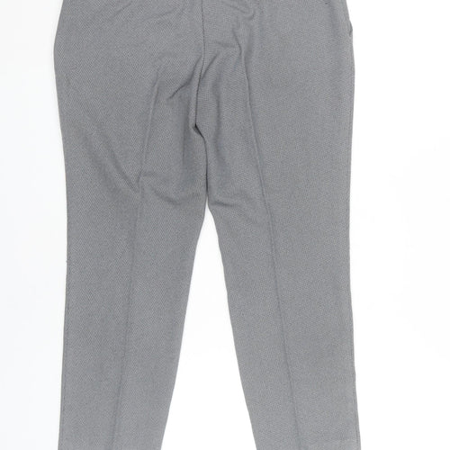 Dorothy Perkins Women’s Grey Herringbone Dress Trousers Size 10