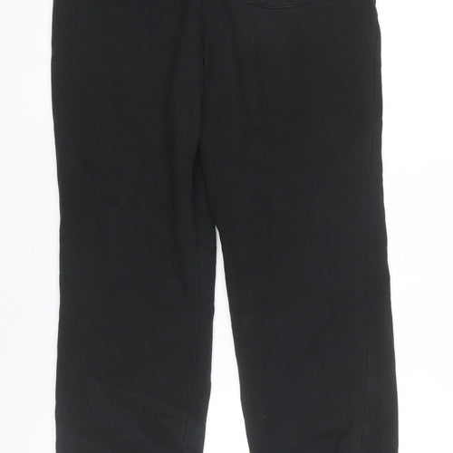 Mossimo Men's Black Regular Fit Sweatpants M Logo Casual Fleece