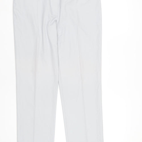Michèle Women's Grey Extra Slim Leg Trousers Size 16