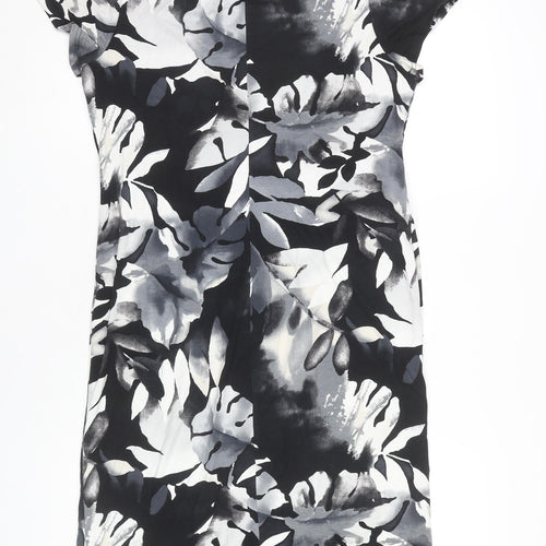 Roman Women’s Multicoloured Size 16 Sheath Dress Floral Ruched