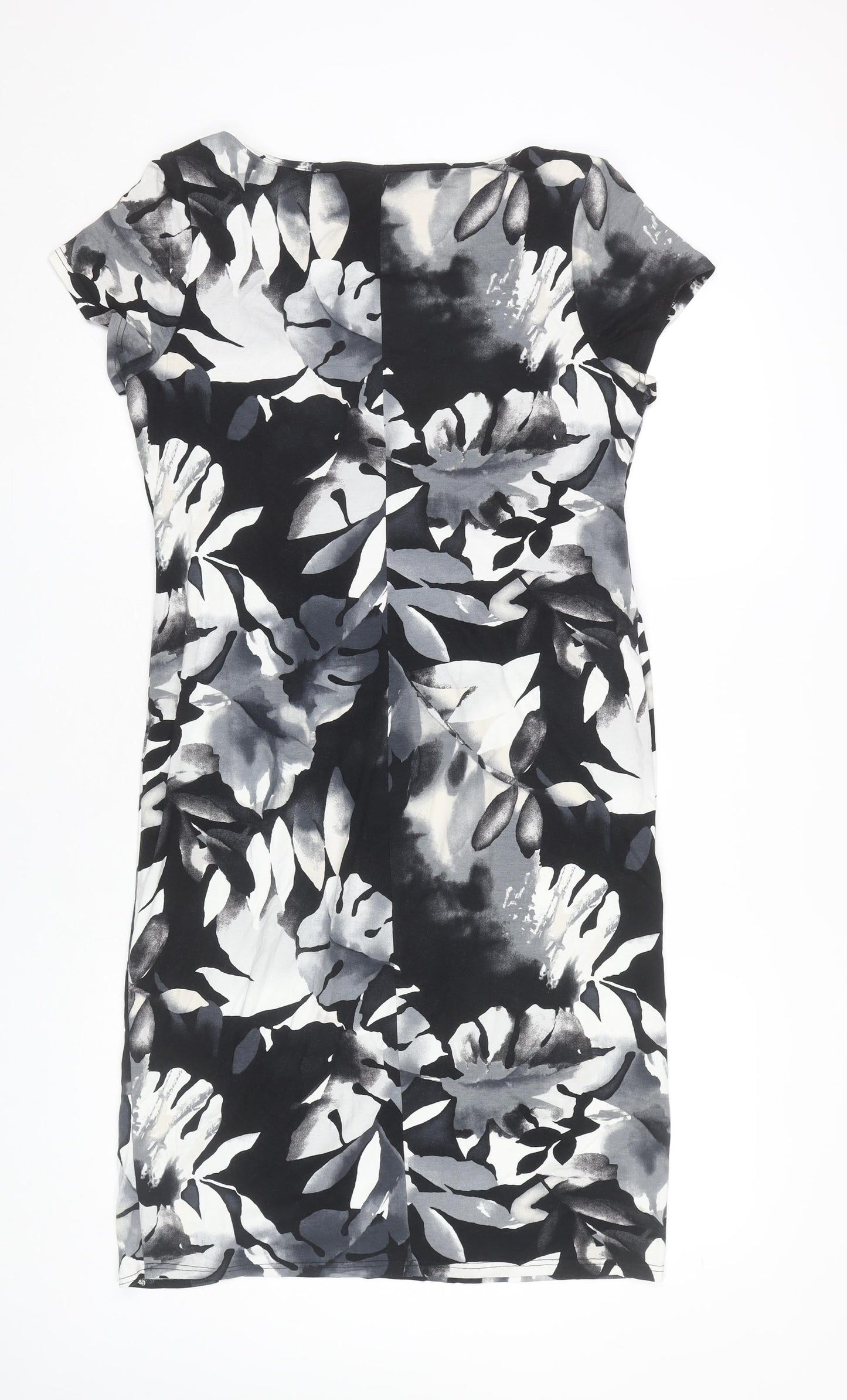 Roman Women’s Multicoloured Size 16 Sheath Dress Floral Ruched