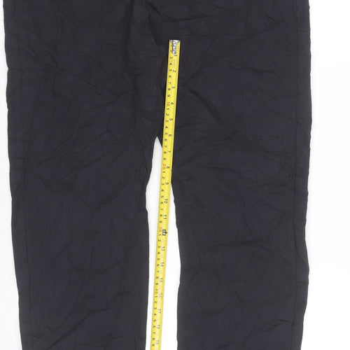 Barena Venezia Men's Black M Straight Leg Elastic Waist Trousers