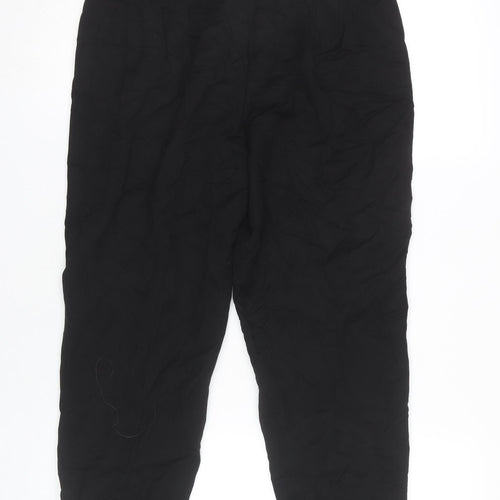 ET VOUS Women’s Black Ankle Trousers Size 10 Slim Fit Stretch