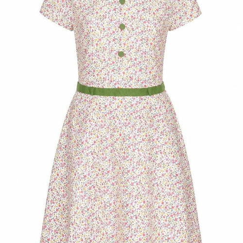 Smiffys Girls Multicoloured Floral A-Line Dress 10-12Y Party Summer