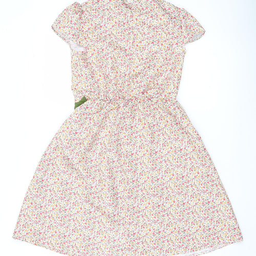 Smiffys Girls Multicoloured Floral A-Line Dress 10-12Y Party Summer