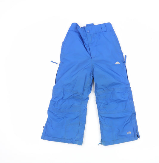 Trespass Boys Blue Snow Pants 2-3 Years Waterproof Windproof Winter