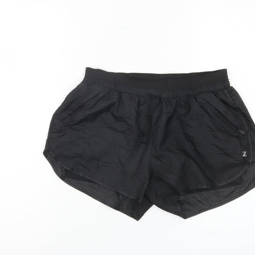 Z Sport Women’s Black Small Athletic Running Shorts Lightweight