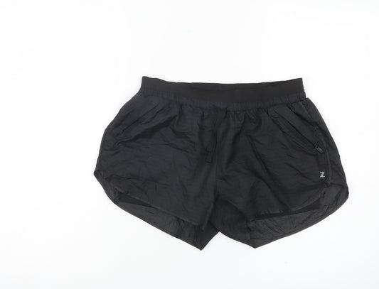 Z Sport Women’s Black Small Athletic Running Shorts Lightweight
