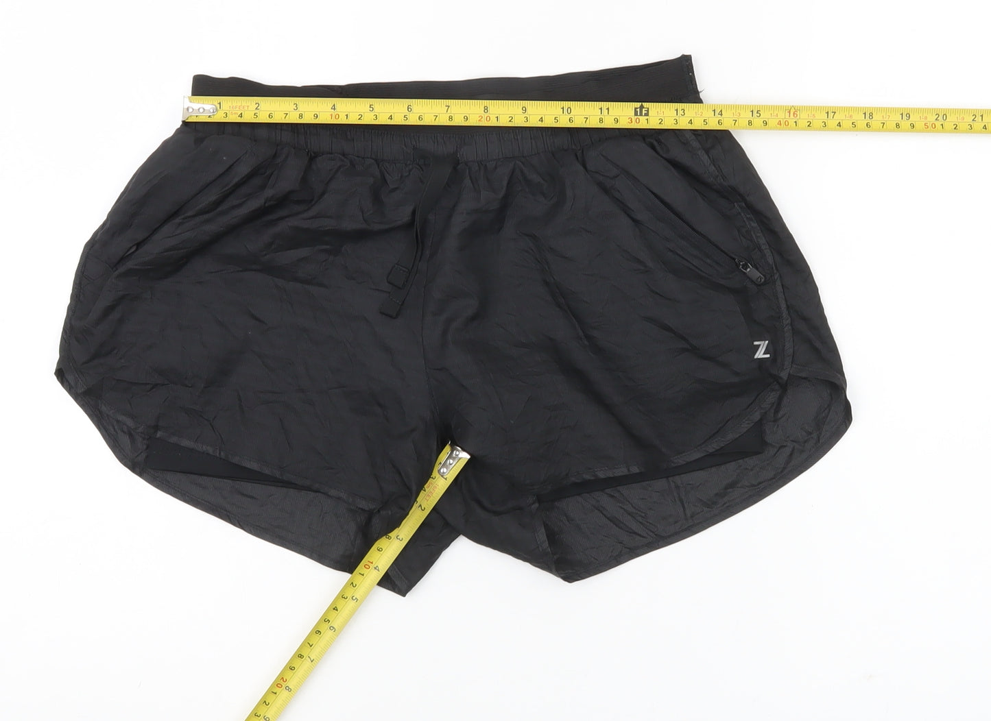 Z Sport Women’s Black Small Athletic Running Shorts Lightweight