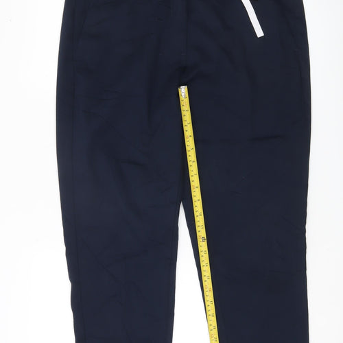 Marks and Spencer Womens Blue Slim Workwear Trousers Size 16