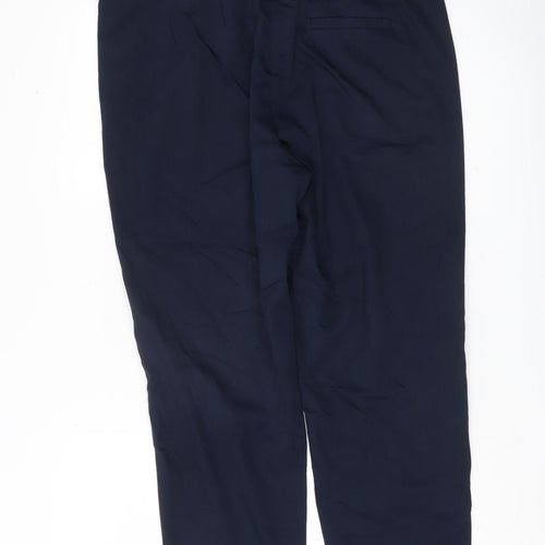Marks and Spencer Womens Blue Slim Workwear Trousers Size 16