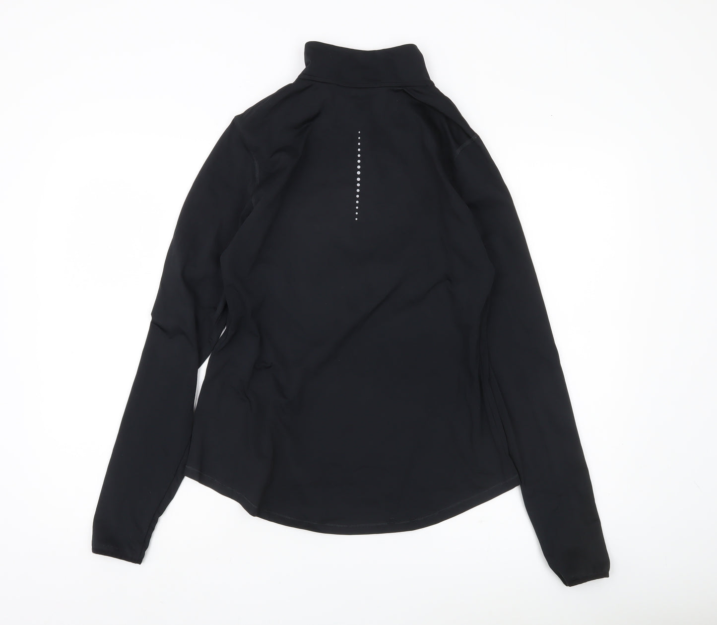 Marks and Spencer Goodmove Women’s Black Size 14 1/4 Zip Running Top