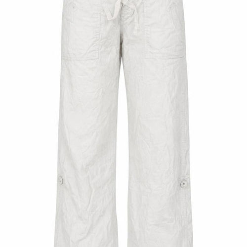 GAP Women’s Beige Cargo Straight Trousers Size 4 Cotton Blend