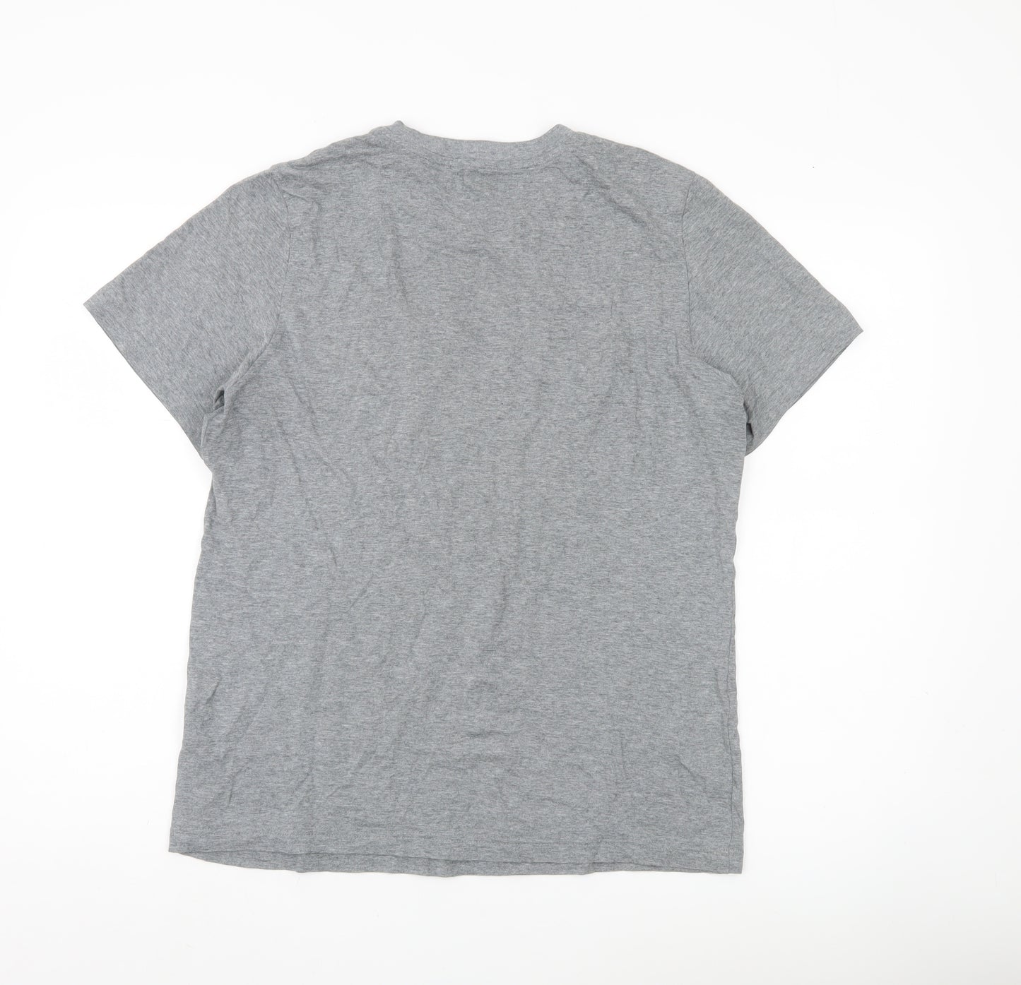 Puma Men's Grey Small Sportswear Logo Short Sleeve T-Shirt
