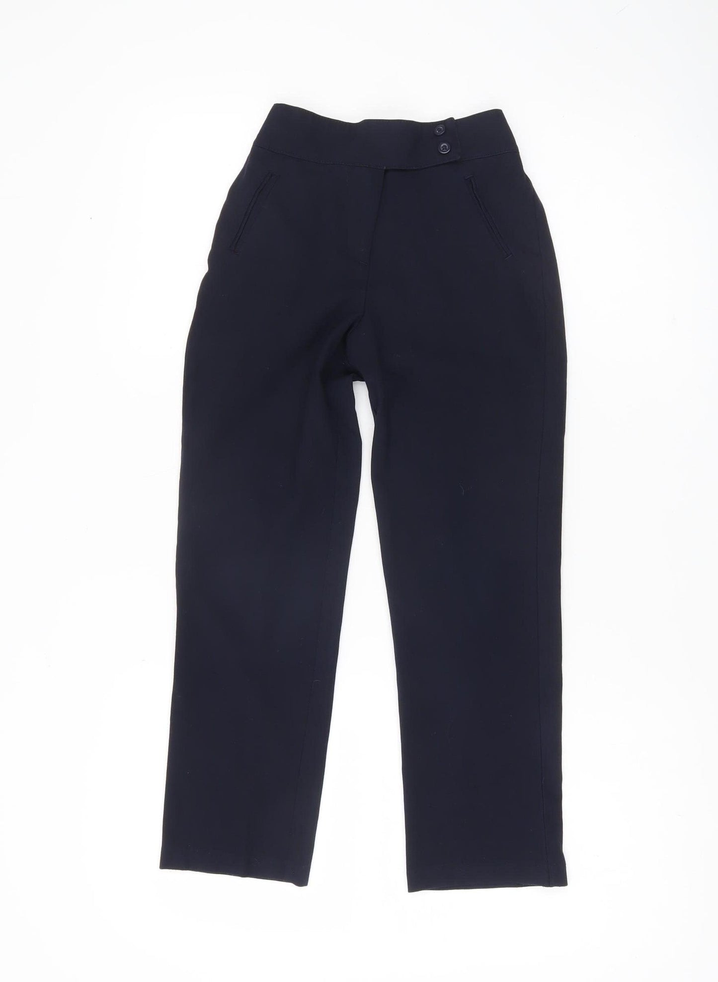 John Lewis Boys Black School Dress Trousers Age 9 Years Regular Fit