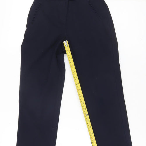 John Lewis Boys Black School Dress Trousers Age 9 Years Regular Fit