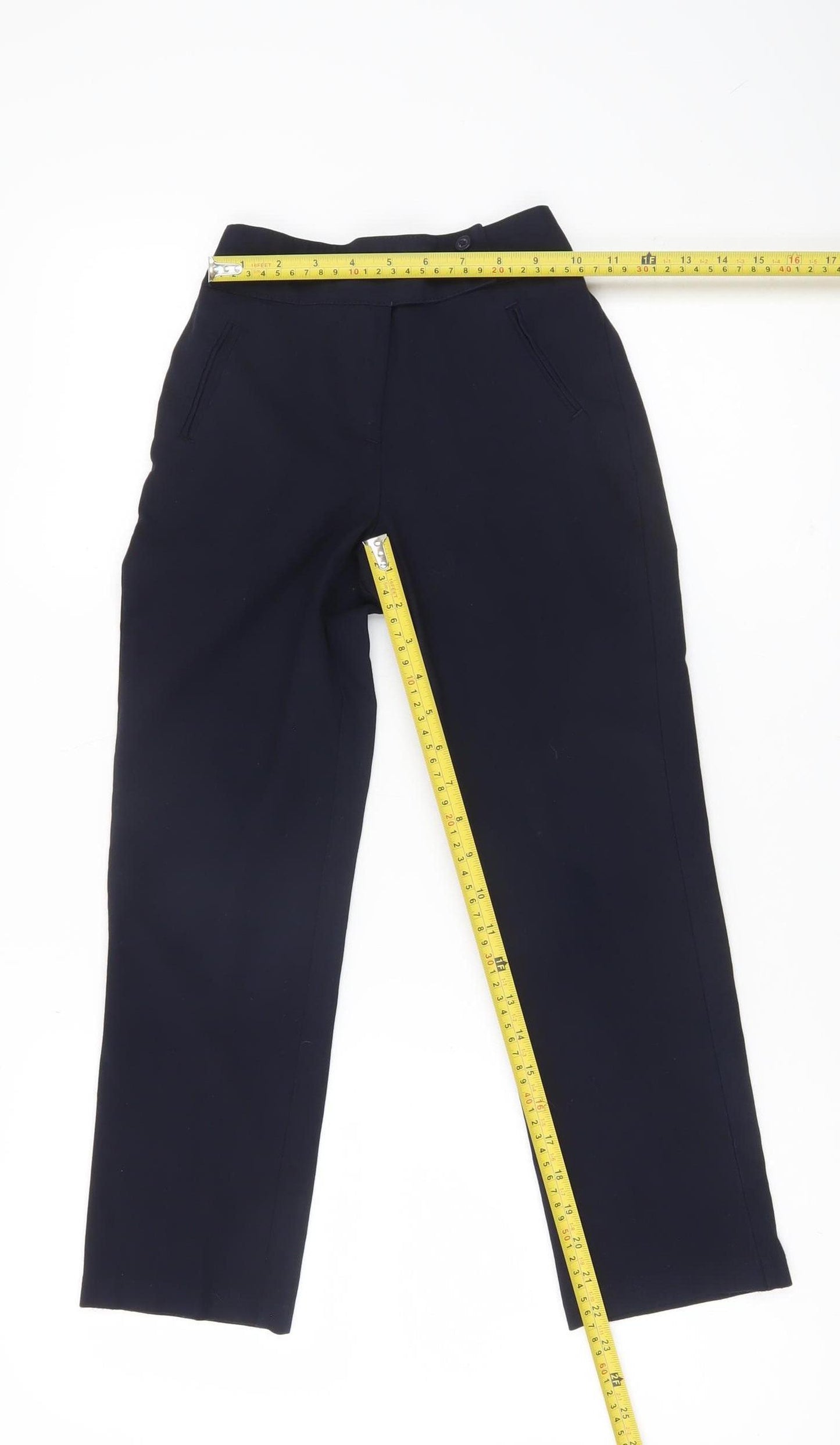 John Lewis Boys Black School Dress Trousers Age 9 Years Regular Fit