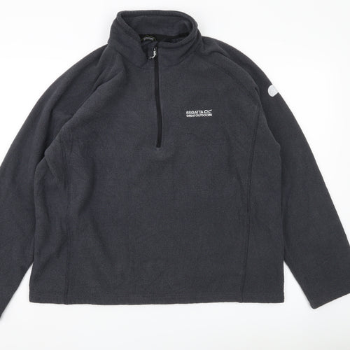 Regatta Men’s Grey XL Fleece Pullover Sweatshirt Outdoor Hiking