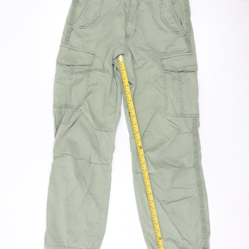 Marks and Spencer Womens Green Size 8 Cargo Trousers