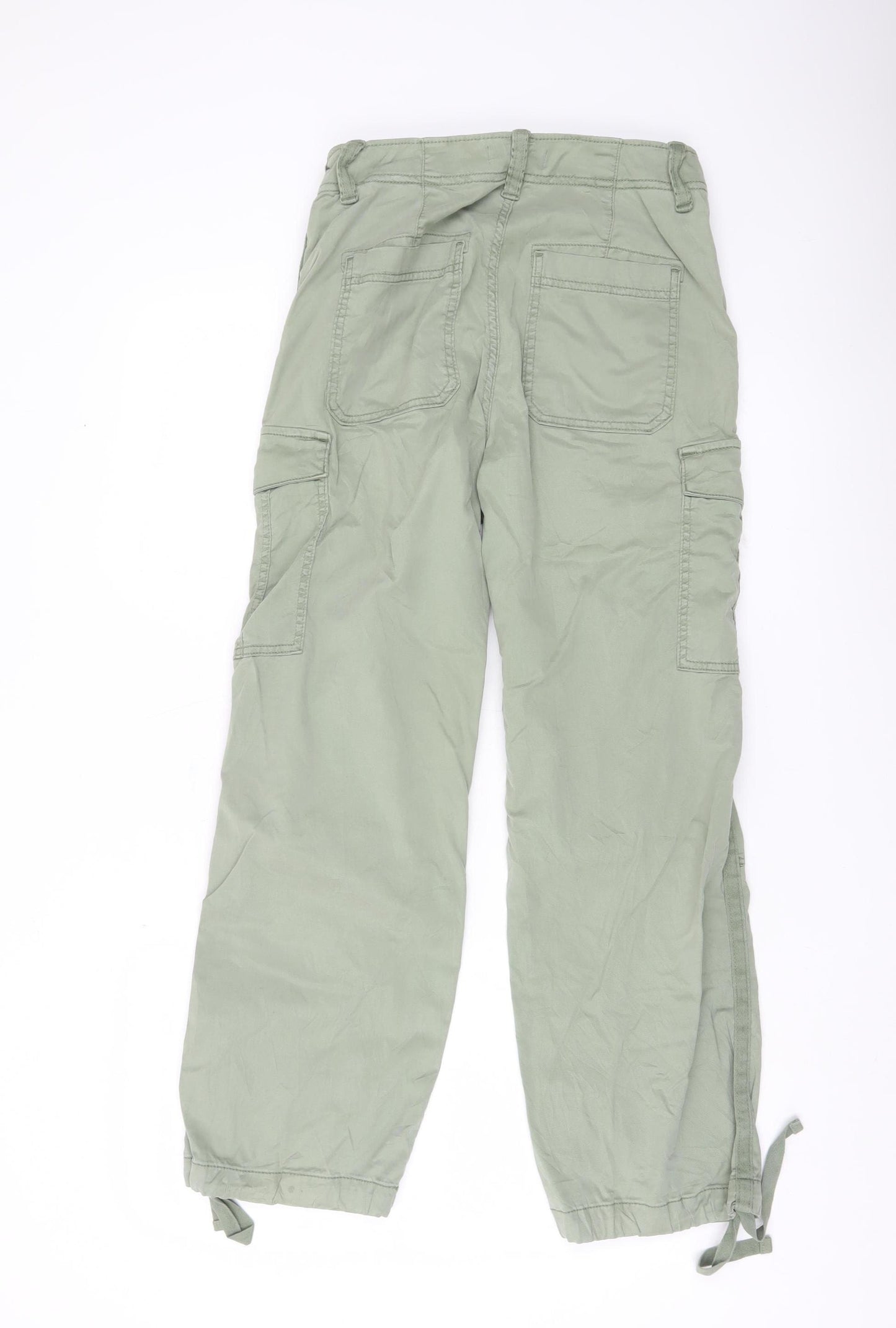 Marks and Spencer Womens Green Size 8 Cargo Trousers