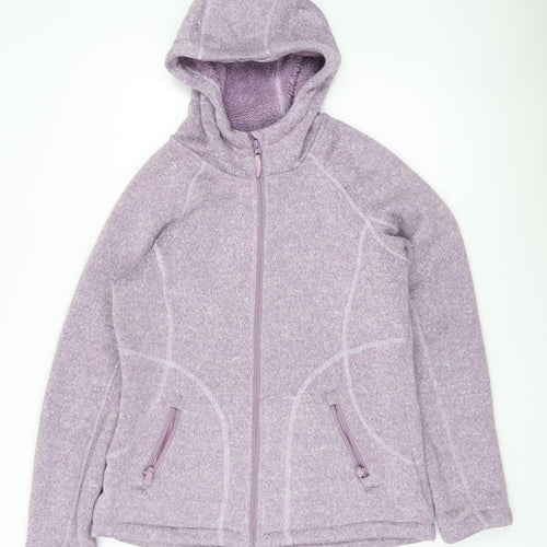 Mountain Warehouse Women’s Purple Full Zip Hoodie Jacket UK 14