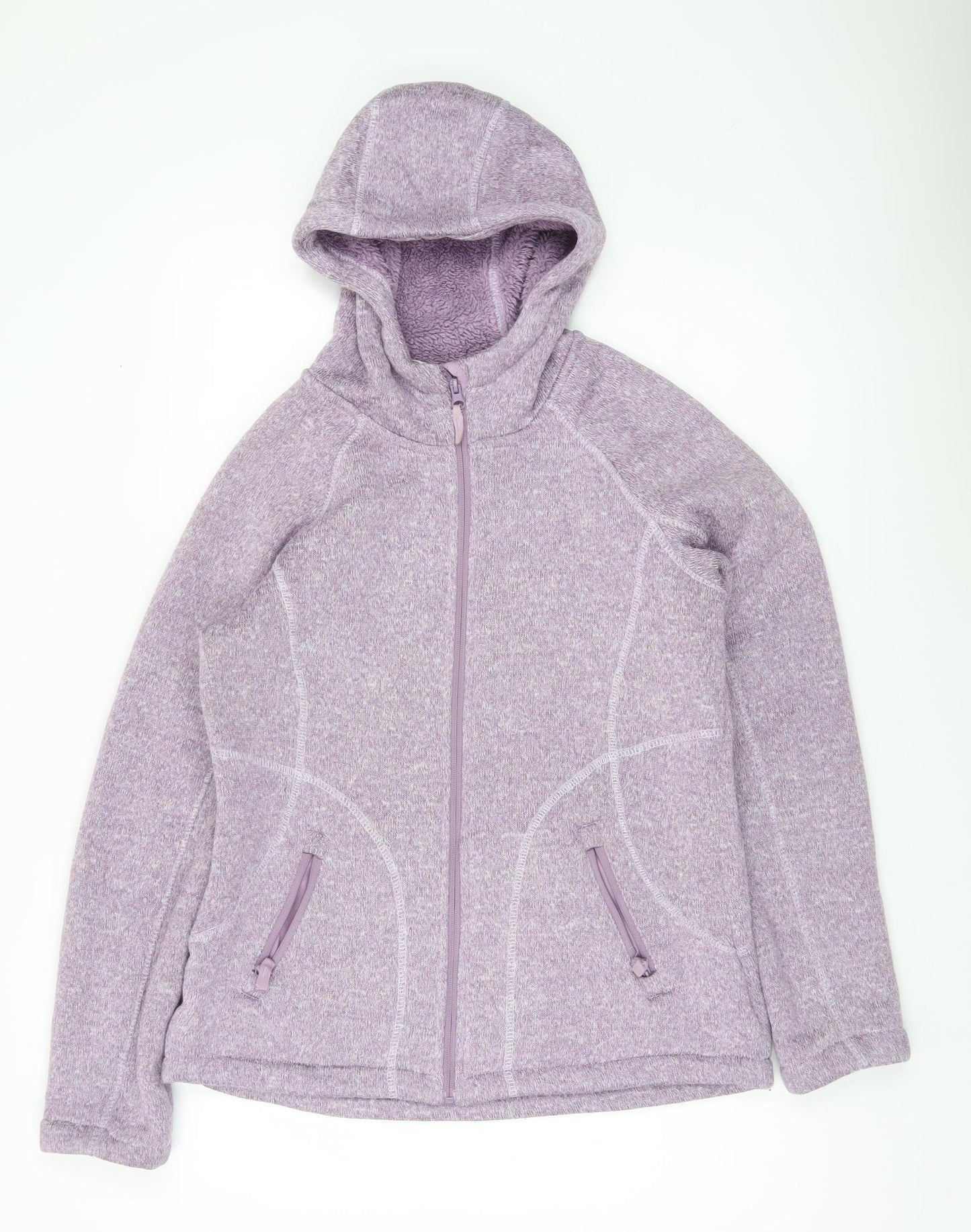 Mountain Warehouse Women’s Purple Full Zip Hoodie Jacket UK 14