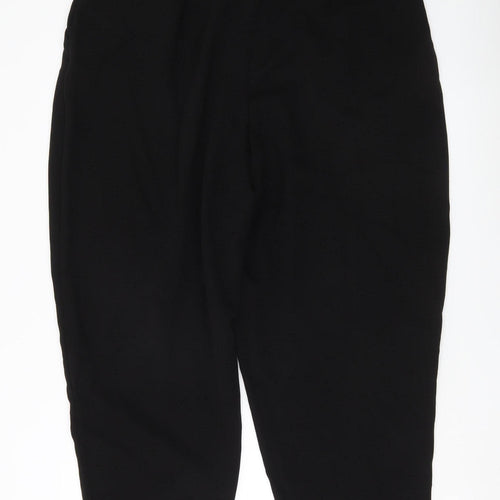 ASOS Women’s Black Size 20 High Waisted Pleated Trousers