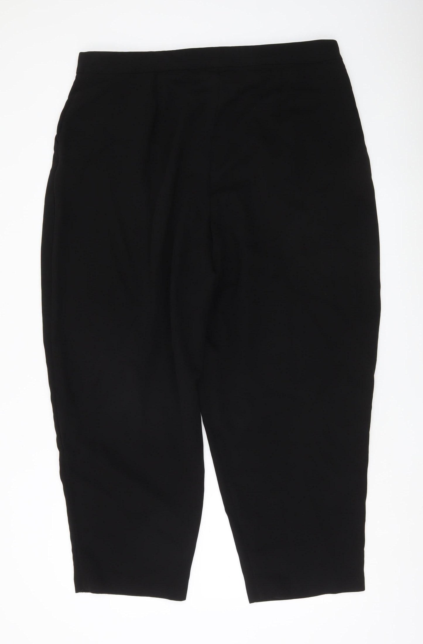 ASOS Women’s Black Size 20 High Waisted Pleated Trousers