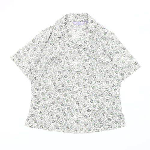 Honor Millburn Women’s Multicoloured Floral Button-Up Shirt Size 12