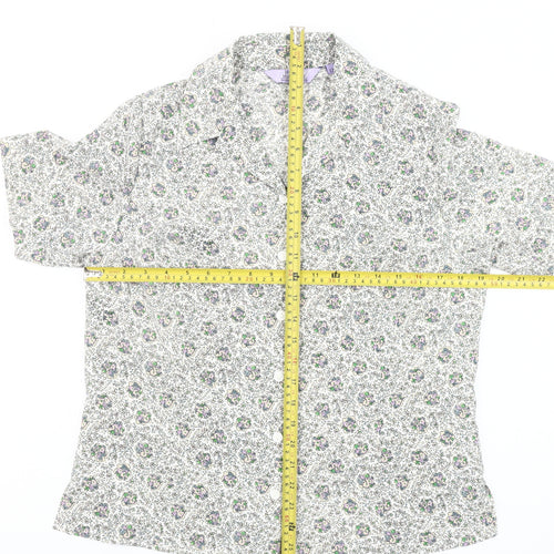 Honor Millburn Women’s Multicoloured Floral Button-Up Shirt Size 12