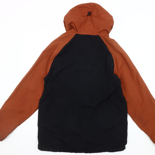 Peter Storm Men’s Black Brown Waterproof Rain Jacket M Hiking Outdoor