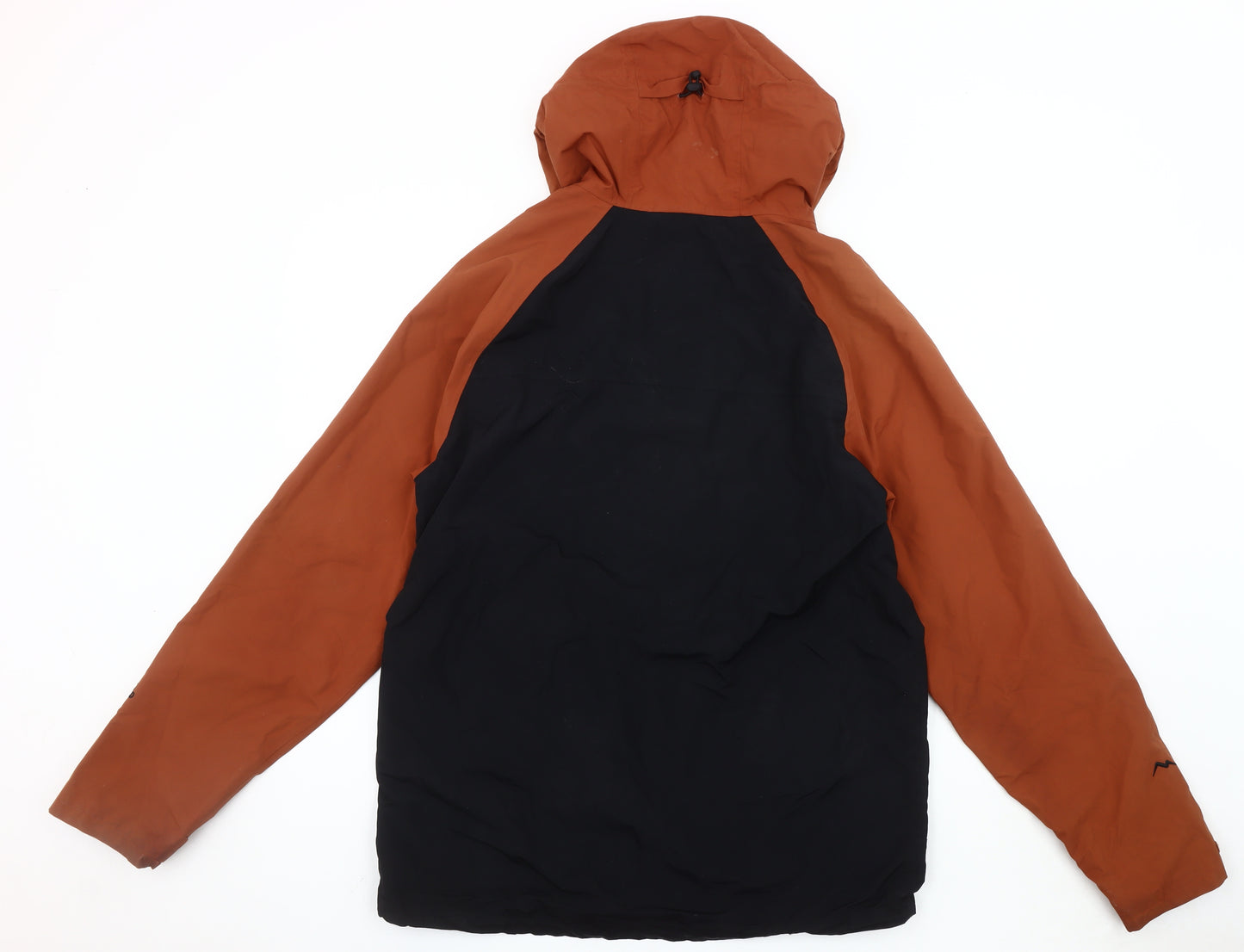 Peter Storm Men’s Black Brown Waterproof Rain Jacket M Hiking Outdoor