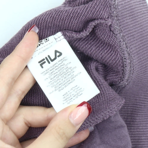 Fila Womens Purple Jogger Sweatpants Size S Cotton Blend Activewear