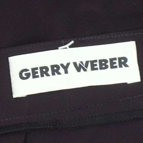 Gerry Weber Womens Black Size 16 Classic Straight Dress Trousers