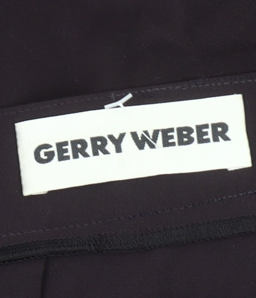Gerry Weber Womens Black Size 16 Classic Straight Dress Trousers