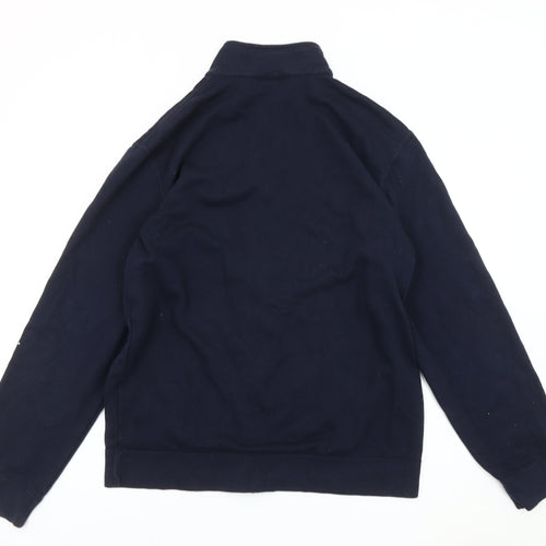 Champion Men’s Blue XL Full Zip Fleece Jacket with Logo