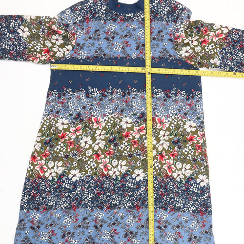 Marks and Spencer Women’s Multicoloured Floral Shift Dress UK 12