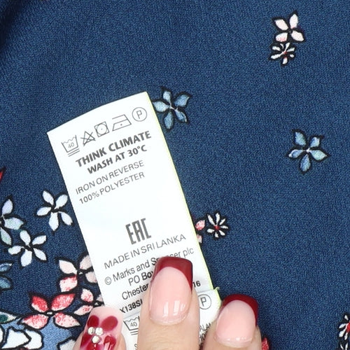 Marks and Spencer Women’s Multicoloured Floral Shift Dress UK 12
