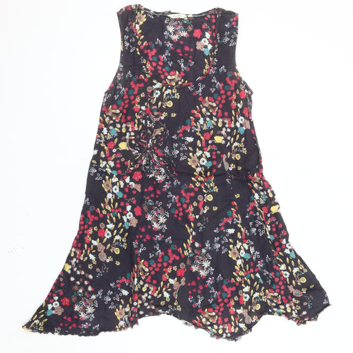 White Stuff Women’s Multicoloured Floral A-Line Dress Size 12