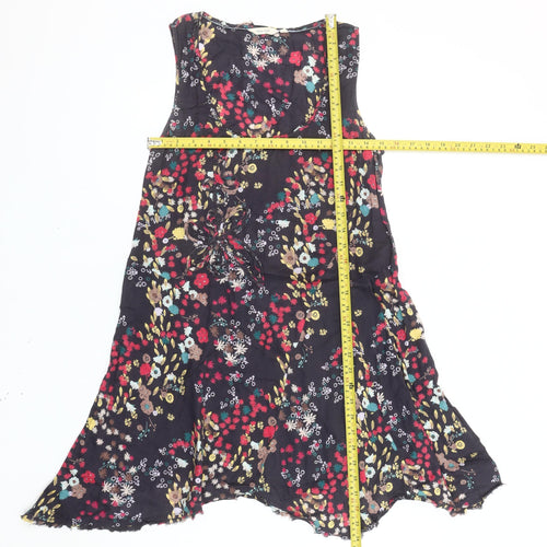 White Stuff Women’s Multicoloured Floral A-Line Dress Size 12