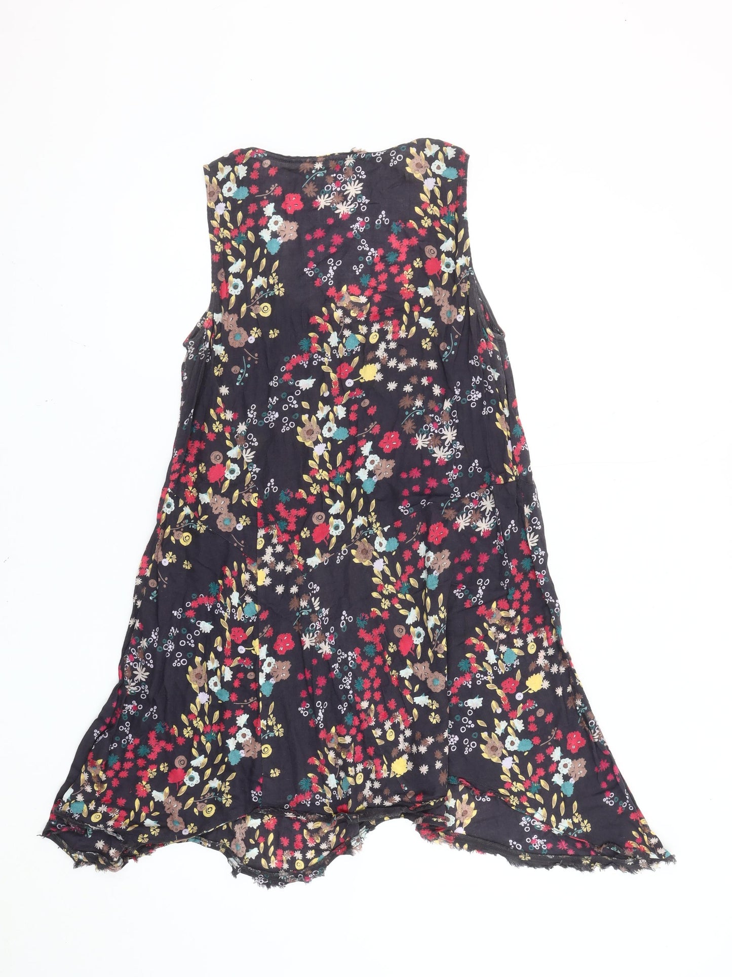 White Stuff Women’s Multicoloured Floral A-Line Dress Size 12