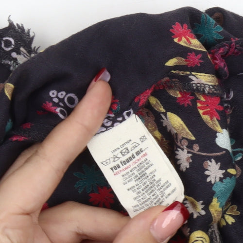 White Stuff Women’s Multicoloured Floral A-Line Dress Size 12