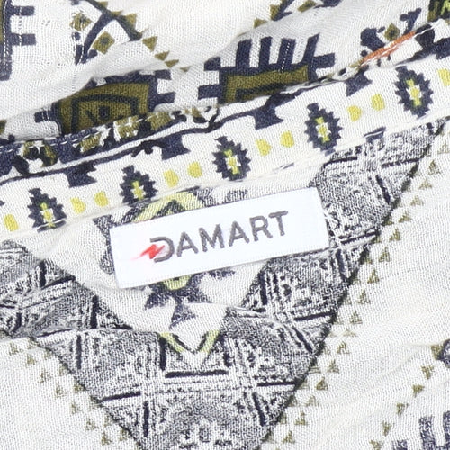 Damart Womens Multicoloured Bohemian Tunic Blouse UK 16 Viscose